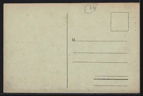 AK Eu, Mairie avec la Chanson du Maire d`Eu
