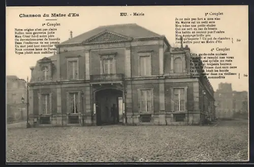 AK Eu, Mairie avec la chanson du Maire d`Eu