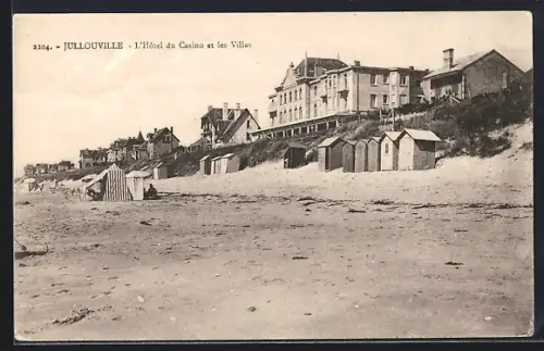 AK Jullouville, L`Hôtel du Casino et les Villas sur la plage