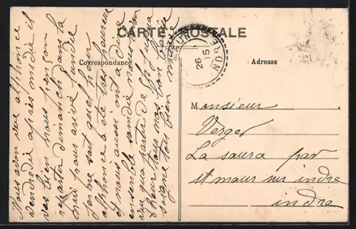 AK Puys /S.-Inf., Chemin de la Mer avec habitants en promenade