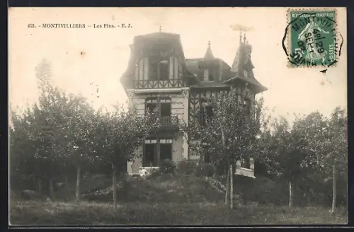 AK Montivilliers, Les Pins, belle maison entourée d`arbres