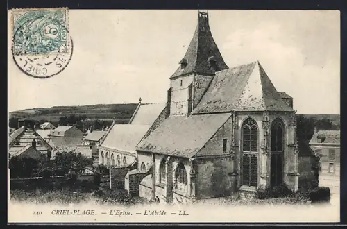 AK Criel-Plage, L`Église, L`Abside