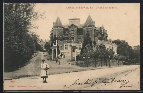 AK Forges-les-Eaux /S.-I., Grand Hôtel du Parc
