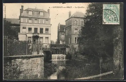 AK Gournay-en-Bray, Le Gouffre et les bâtiments adjacents