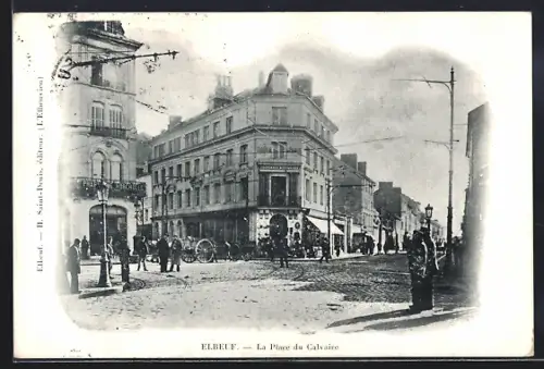 AK Elbeuf, La Place du Calvaire