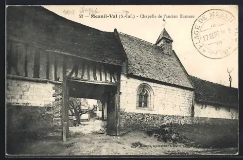 AK Mesnil-Val /S.-Inf., Chapelle de l`ancien Hameau