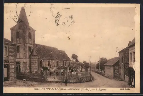 AK Saint-Maclou-la-Brière /S.-Inf., L`Église