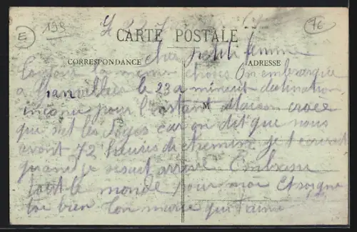 AK Fleuzy, Chemin de la Verrerie avec villageois en promenade