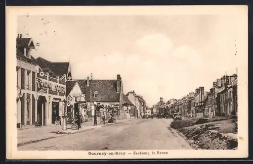 AK Gournay-en-Bray, Faubourg de Rouen