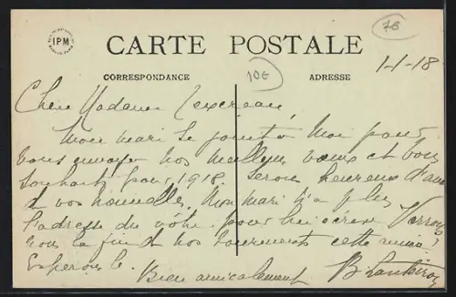 AK Doudeville, Un coin de la Ville