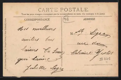 AK Caudebec-en-Caux, Vue sur la Seine