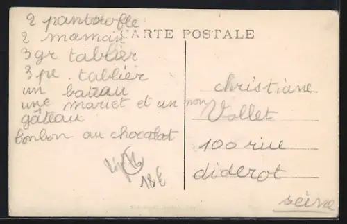 AK Hautot-St-Sulpice /Seine-Inf., L`Épicerie Vandecroilden et vue de la rue principale