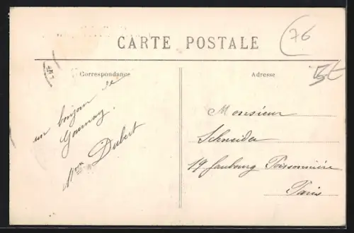 AK Gournay-en-Bray, Entrée du Boulevard des Papinettes