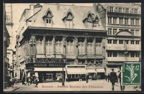 AK Rouen, Ancien Bureau des Finances et commerces environnants