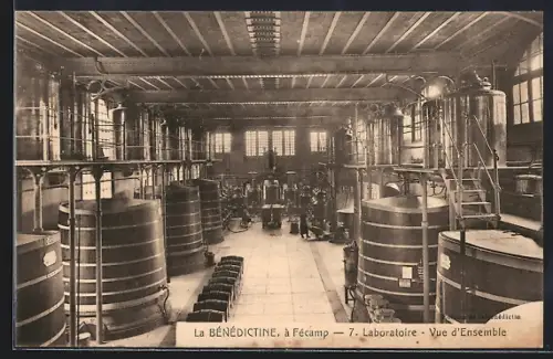 AK Fécamp, La Bénédictine, Laboratoire, Vue d`Ensemble