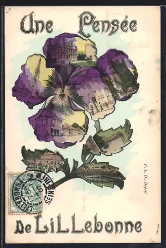 AK Lillebonne, Une pensée illustrée de la ville