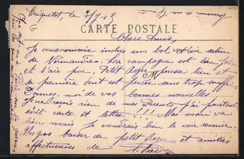 AK Criquetot-l`Esneval /Seine-Inf., Une Ferme
