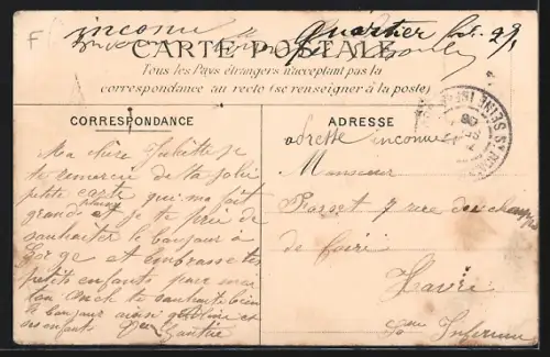 AK Épretot, Perspective de la route du Havre avec hôtel et passants