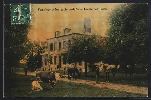 AK Fontaine-le-Bourg /Seine-Inf., Ferme des Haies