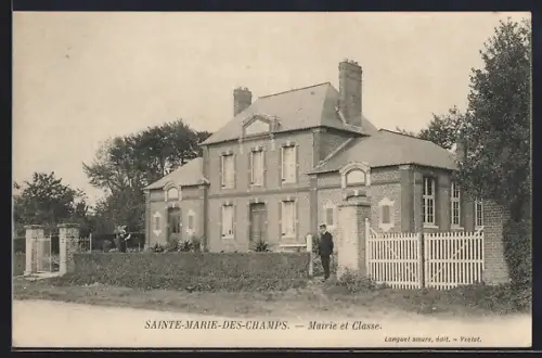 AK Sainte-Marie-des-Champs, Mairie et Classe