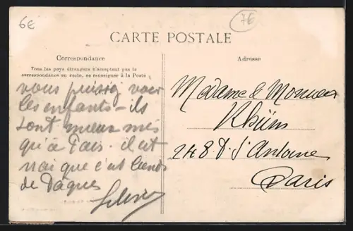 AK Le Havre, Rue de Paris avec tramway et passants animés