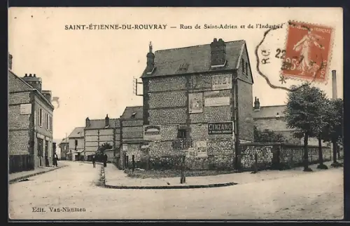 AK Saint-Étienne-du-Rouvray, Rues de Saint-Adrien et de l`Industrie