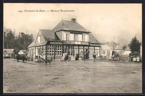 AK Fontaine-le-Dun, Maison Blanchard