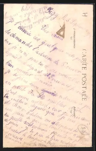 AK Sigy /S.-inf., L`Église et villageois rassemblés devant l`entrée