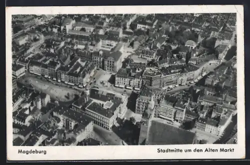 AK Magdeburg, Stadtmitte um den Alten Markt