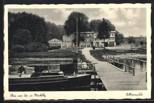 AK Plau am See, Hotel Silbermühle Gust. Wagner Erben