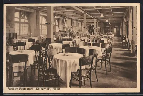 AK Mainz, Familien-Restaurant Kötherhof, Inh. Herm. Wagner