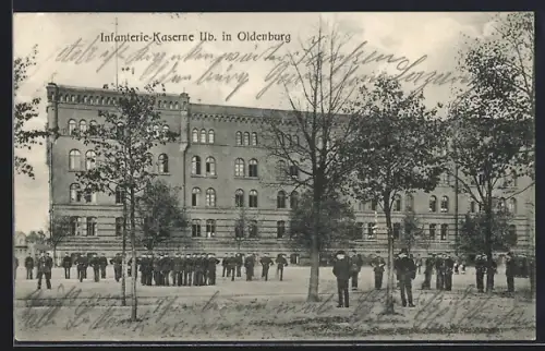 AK Oldenburg / O., Infanterie-Kaserne
