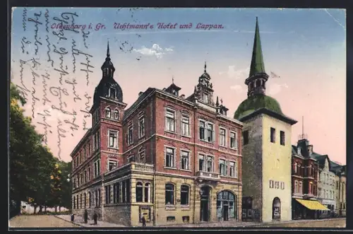 AK Oldenburg i. Gr., Uchtmanns Hotel und Lappan