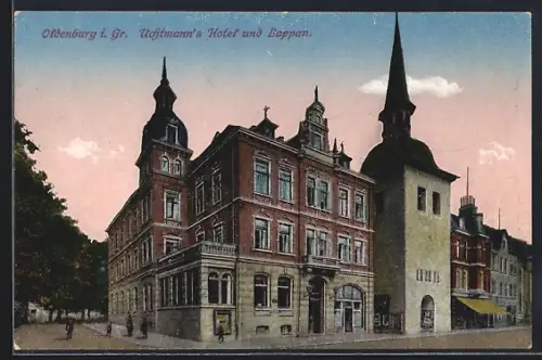 AK Oldenburg i. Gr., Uchtmanns Hotel und Lappan