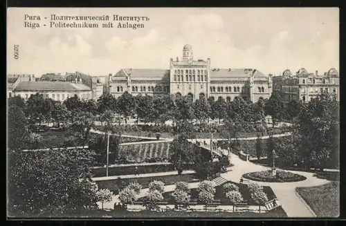 AK Riga, Politechnikum mit Anlagen