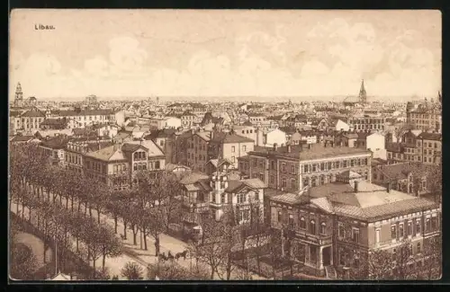 AK Libau, Blick über die Dächer