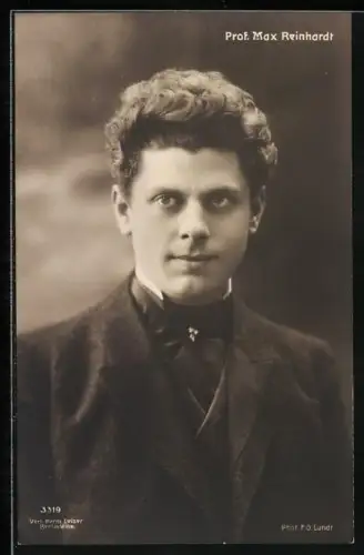 AK Schauspieler Prof. Max Reinhardt im Porträt