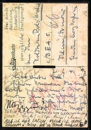 AK Brauerei-Werbung Löwenbräu