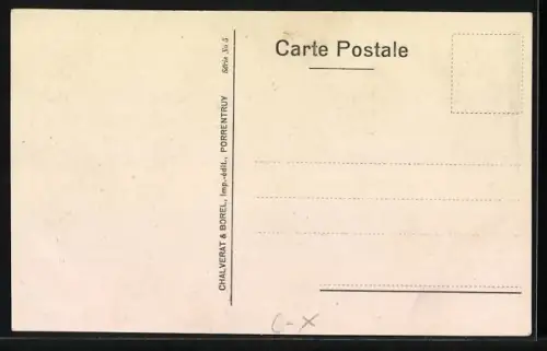 AK Porrentruy, Bombardement de Porrentruy dans la nuit du 23 mars 1918
