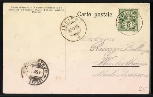 AK Juriens, Une Rue avec l`Église