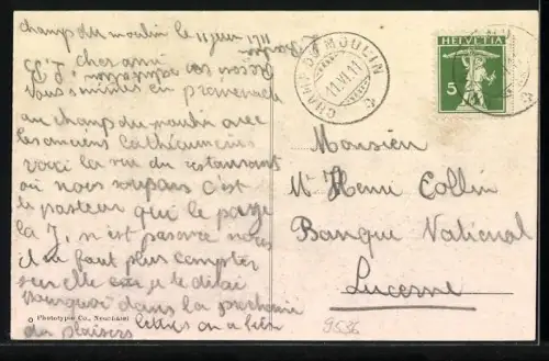 AK Champ du Moulin, Hôtel-Pension du Sentier des Gorges