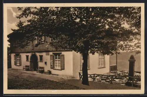 AK Buchfart, Gasthof Waldhaus Schlossberg, Bes. Balduin Zorn