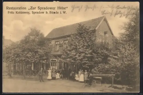 AK Spradow, Restauration zur Spadower Höhe
