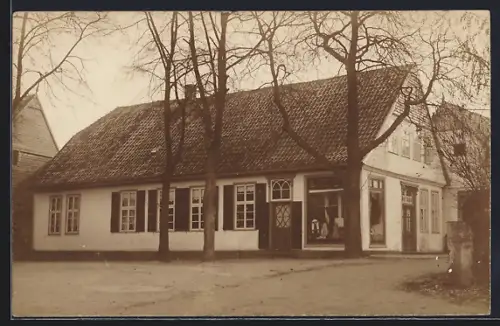 Foto-AK Bünde, Strasse Auf `m Tie