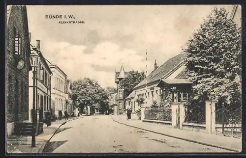 AK Bünde i. W., Partie in der Klinkstrasse