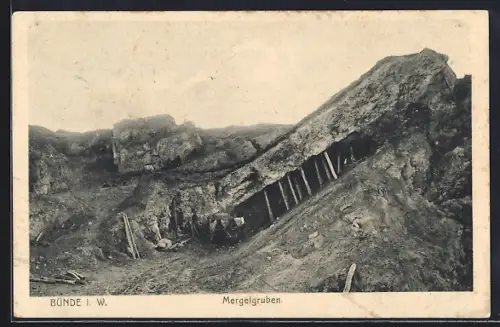 AK Bünde, Die Mergelgruben