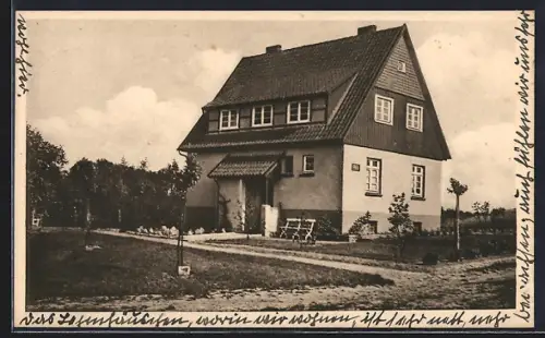 AK Bad Randringhausen, Hotel Sonnenhöhe, Pension Sterwerf