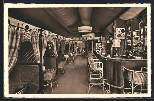 AK Berlin, Cafe Römer in der Holzmarktstr. 1, Inh. Herbert Sawatzki