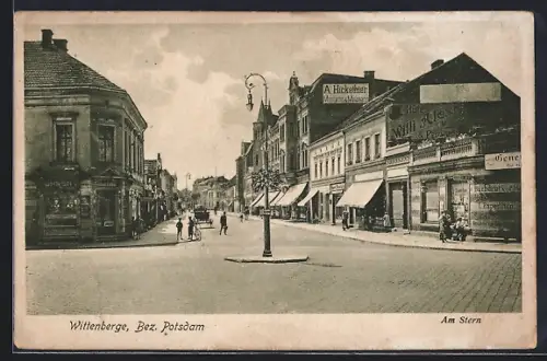 AK Wittenberge /Potsdam, Strasse am Stern