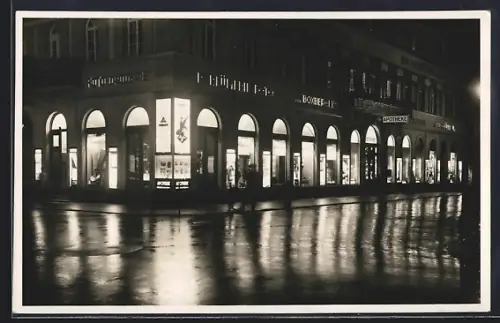 Foto-AK Bad Kissingen, Drogerie Boxberger, Ludwigstrasse Ecke Untere Markstrasse
